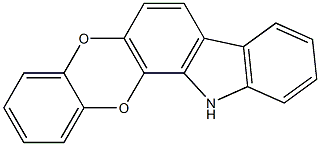12H-benzo[5,6][1,4]dioxino[2,3-a]carbazole Structure