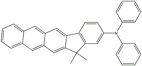 13,13-dimethyl-N,N-diphenyl-13H-indeno[1,2-b]anthracen-2-amine Structure