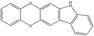 5H-苯并[5,6][1,4]二噁并[2,3-B]咔唑, , 结构式