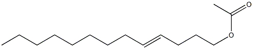 4 反/顺-十三碳烯醇乙酸酯, , 结构式