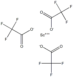 Scandiumtrifluoroacetate Structure