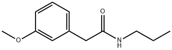 2-(3-Methoxyphenyl)-N-propylacetamide Struktur