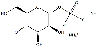 a-D-Mannose-1-phosphate ammonium salt, 1388225-12-4, 结构式