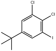 5-(叔丁基)-1,2-二氯-3-碘苯,2677694-08-3,结构式