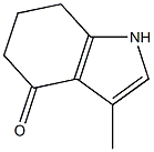 3-甲基-4,5,6,7-四氢-1H-吲哚-4-酮 结构式