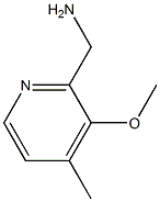 (3-Methoxy-4-methyl-pyridin-2-yl)-methyl-amine Struktur