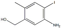 (5-Amino-4-iodo-2-methyl-phenyl)-methanol Struktur