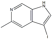 3-Iodo-5-methyl-1H-pyrrolo[2,3-c]pyridine Structure