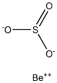 Beryllium Sulfite 化学構造式