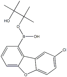 8-氯二苯并呋喃-1-硼酸频哪醇脂,,结构式