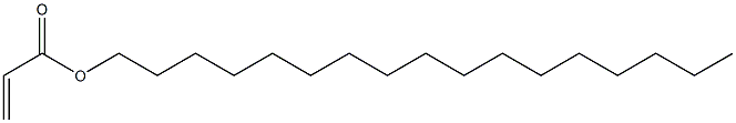 Heptadecyl acrylate Struktur