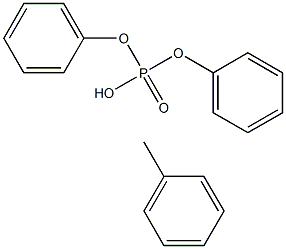 磷酸甲苯二苯酯, , 结构式
