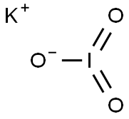 碘酸钾, , 结构式