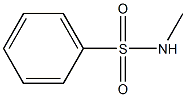 N-甲基苯磺酰胺, , 结构式