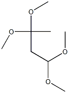 1,1,3,3-tetramethoxybutane Structure