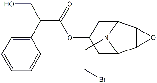 溴甲东莨菪碱 结构式