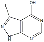 3-Iodo-1H-pyrazolo[3,4-d]pyrimidin-4-ol Struktur