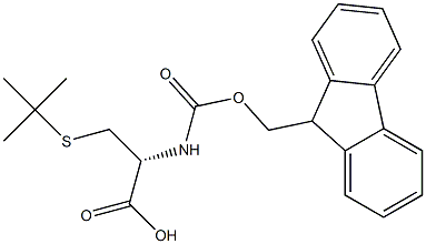 FMOC-S-叔丁基-L-半胱氨,,结构式