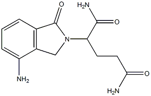 2-(4- amino -1,3- dihydro -1- oxo -2- hydrogen-isoindol -2- yl)-pentanediamide Struktur