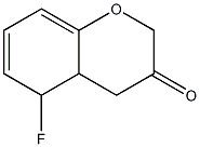 5-氟-3-二氢色原酮,,结构式