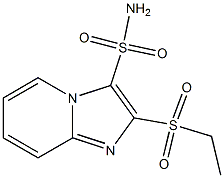 2-ETHYLSULFONYLIMIDAZO[1,2-A]PYRIDINE-3-SULFONAMIDE, 99% Struktur
