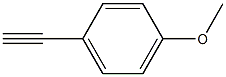 4-MethoxyPhenylacetylene Structure