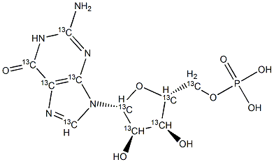Guanosine 5'-Monophosphate-13C10