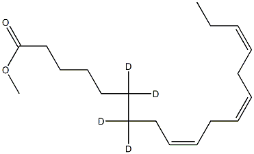 Linolenic Acid-6,6,7,7-D4 Methyl Ester Struktur