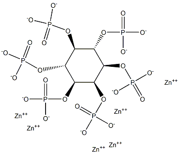 肌醇六磷酸锌, , 结构式