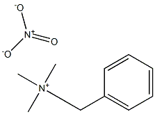 Benzyltrimethylammonium nitrate Structure