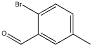 2-溴-5-甲基苯甲醛,,结构式
