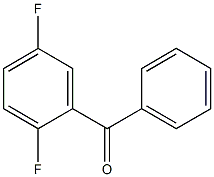 2,5-二氟二苯甲酮, , 结构式
