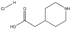4-哌啶乙酸乙酯盐酸盐, , 结构式