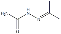 Acetone semicarbazone Structure