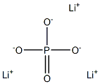 磷酸三锂,,结构式