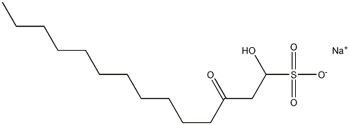 1-羟基-3-氧代-十四烷基磺酸钠 结构式