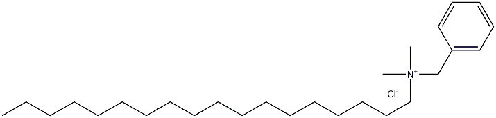 硬脂基二甲基苄基氯化铵,,结构式