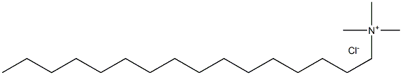 Cetyl trimethyl ammonium chloride Struktur
