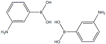 M-aminophenylboronic acid 3-aminobenzeneboronic acid Struktur