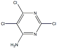 4-amino-2,5,6-trichloropyrimidine 化学構造式