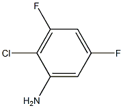 2-氯-3,5-二氟苯胺,,结构式