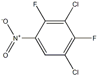 3,5-二氯-2,4-二氟硝基苯 结构式