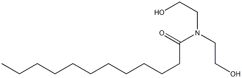 月桂酰二乙醇胺, , 结构式