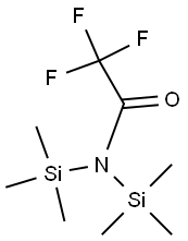 Bis(trimethylsilyl)trifluoroacetamide Structure