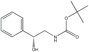 N-BOC-(R)-苯甘氨醇 结构式
