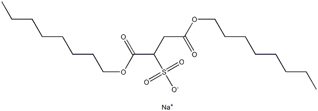 Sodium dioctyl sulfosuccinate Structure
