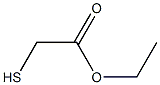 2-mercaptoacetic acid ethyl ester 化学構造式