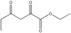 Ethyl propionylpyruvate 化学構造式