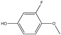 4-甲氧基-3-氟苯酚 结构式