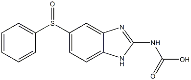 (5-(phenylsulfinyl)-1H-benzimidazol-2-yl)carbamic acid